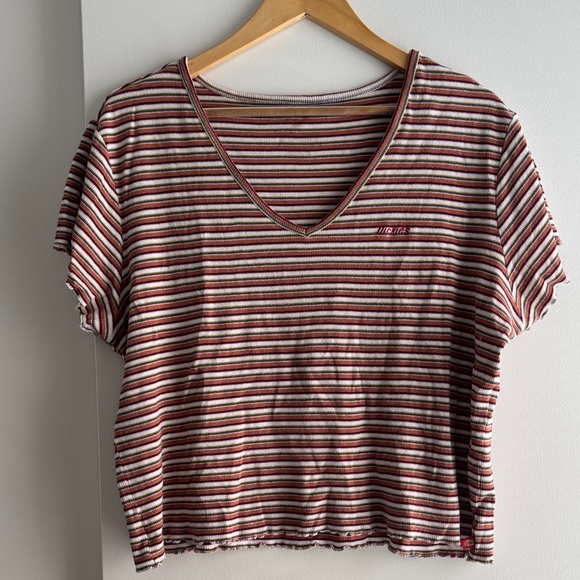 Early to mid 2000s Dickies Oversized Stripe Shirt - Picture 1 of 5
